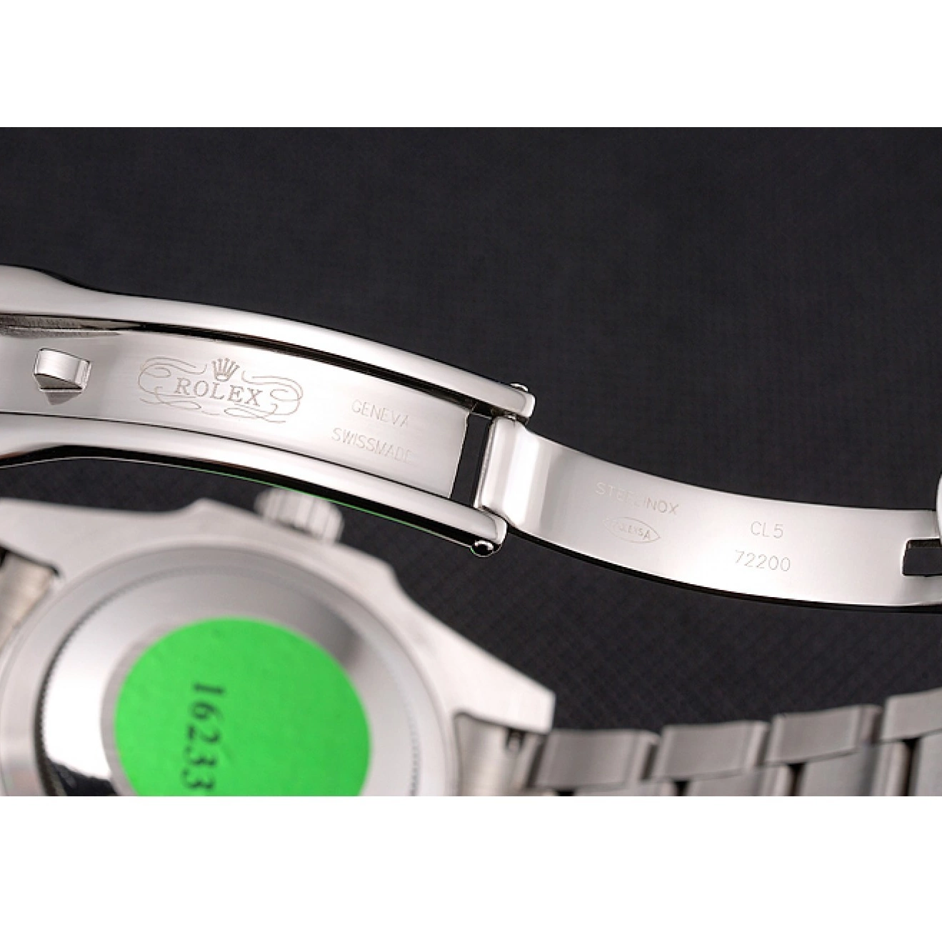 Rolex aaa copy Dial Bamford Stainless Steel Black Case Roman With Submariner Bracelet Black And Bezel Numerals Rolex 0525
